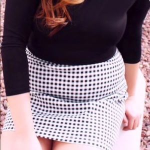 Forever 21 Plus Gingham Skirt